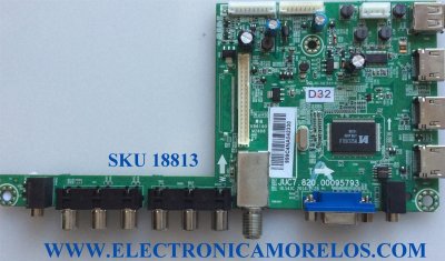 MAIN / HITACHI 999C4N / JUC7.820.00095793 / HLS43C / E193079-B / PANEL C500F13-E2-A / MODELO LE50H508